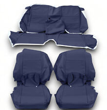 Sitzbezüge passend für BMW 3er-Reihe E46 Cabrio blau