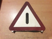 Warndreieck Stahl massiv klappbar Oldtimer Porsche BMW Mercedes Opel Bus 50er