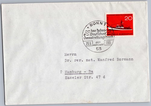 Bund fdc bonn 1965 - fdc,