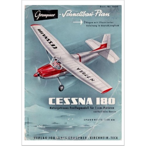 Bauplan cessna 180 - bauplan,