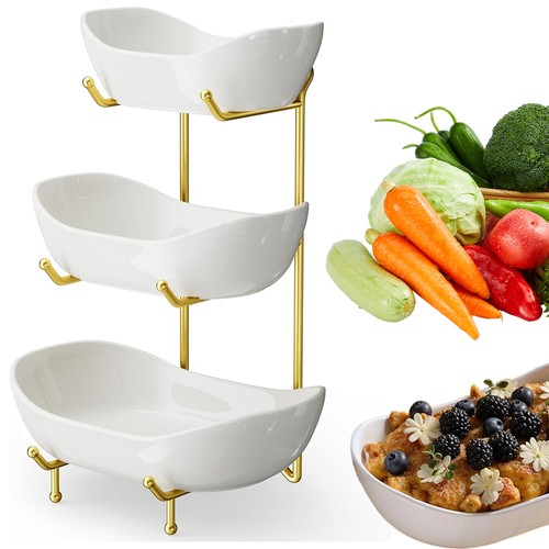 Weiße keramik etagere - weiße,
