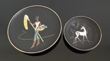 2 RUSCHA Wandteller Teller