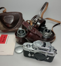 Leica M3 SS + Leica Meter MC + Summaron 35/2.8 + Elmar 90/4 + Case Set