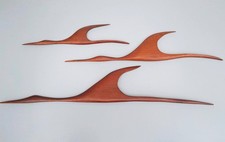 HOLZ KRANICHE Wand DEKO