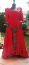 Ballkleid, Abendkleid, Damenkleid, Ado Strube Couture, Gr. 38/40, Seide, rot