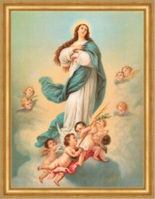 Maria mit engeln - maria,