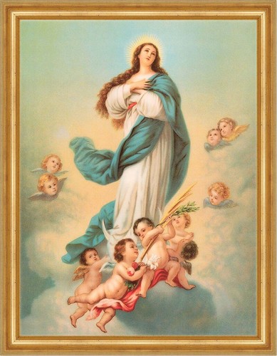 Maria mit engeln - maria,