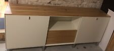 Gruber und Schlager Hängesideboard, Wandboard und  TV-Bank, satinierter Nussbaum