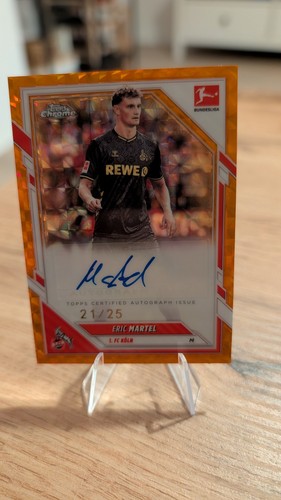 Eric martel auto topps - martel, /25