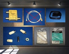 TV/Radio Ersatzteile z.b. - TV-Kabel 2x Verbinder - 3x DDR Stecker u. 1x Weiche