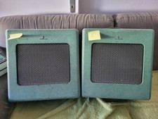 One pair of Siemens Klangfilm enclosure KL 405 with GREY cables!! or for KL 307