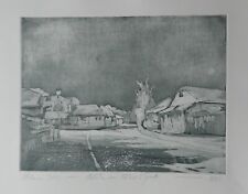 Radierung Horst Uhlemann