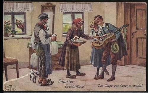 Künstler arthur thiele - künstler-ak,