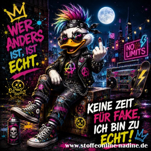 Panel ente mit coolen - coolen, spruch