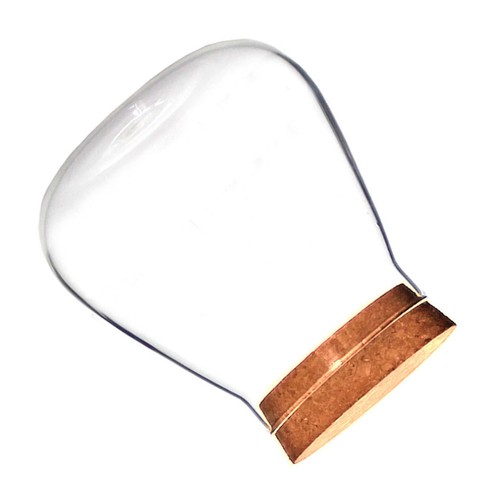 Klare glasflasche basteltopf - klare,
