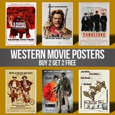 All Time Greatest Western Film Poster Cowboy Film Kino Wandkunst Poster Druck