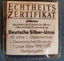 Deutsche Silber-Unze 1 oz 999