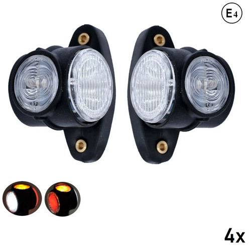 Led begrenzungsleuchten - 4x,