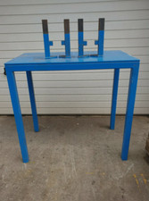 Werkbank 122x70cm Richttisch Maschinentisch Metalltisch Maschinenpodest Handling