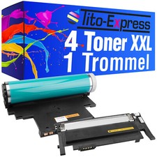 4 Toner 1 Trommel XXL für