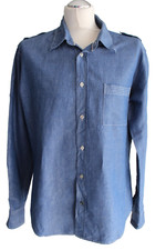 Brax Feel Good Langarm Hemd Gr. L Blau