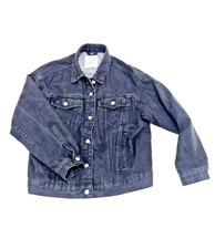 Pull&Bear Jeansjacke Damen; Gr.S; Schwarz