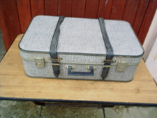 alter  Reisekoffer Koffer Vintage Oldtimer Deko Reise 60x38x20 cm Hartplatte