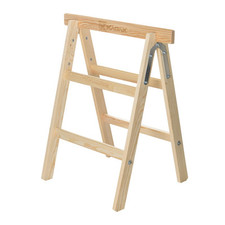 KADAX Klappbare Trittleiter aus Holz, 54 x 53 x 82 cm