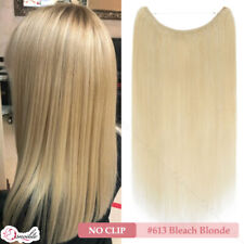 Echthaar Stirnband Clip In Remy Haar Extensions Draht Wire Flip Haarverlängerung