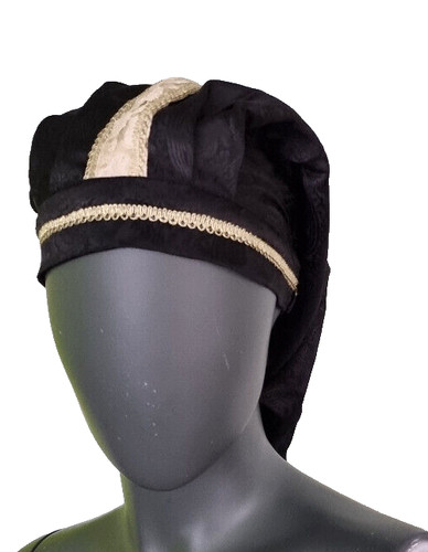 Mittelalter larp haube brokat - mittelalter,