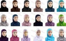 Kopftuch-Hijab- Khimar- 2 Teiliges Kopftuch