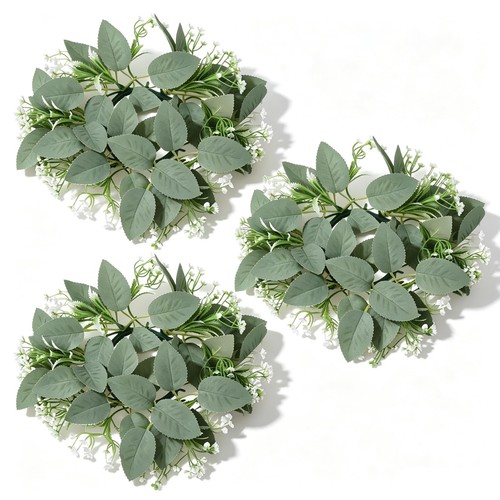 Eukalyptus kranz kerzenringe - eukalyptus,