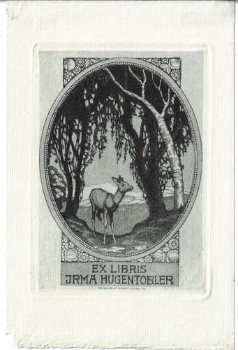 Iwan hugentobler exlibris - iwan,
