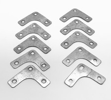 Metall Winkel für BITO Stahl Lager Regal Größe 7,5 x 7,5 cm 10er Set gebraucht