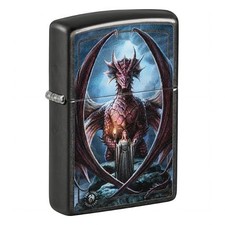 ZIPPO gray dusk Anne Stokes