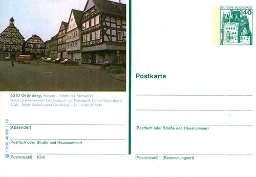 Bildpostkarte - (849), **