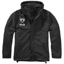 Herren Winter Windbreaker Jacke DIESEL POWER Kraftfahrer KFZ Tuning trucker w50