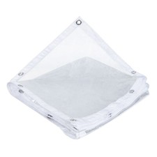 Wasserdichte PVC Transparente Plane mit Ösen Schutzplane LKW Folie Klare Garten