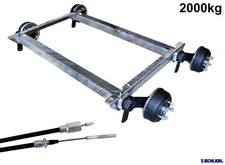 Schlegl 2t 2x1000kg Anhänger