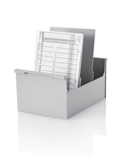 Karteikasten din hoch - ,