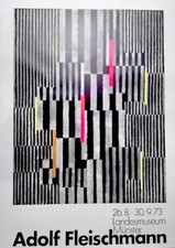 Adolf Fleischmann_1973_Kunstdruck_Poster_Plakat_Offset_ArtPrint_sehr selten_rare