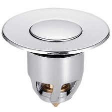 Profi Ablauf Garnitur Abfluss Stopfen Waschbecken POP UP Stöpsel Filter Sieb DE