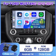 Für Ford Mustang VI 2015-2021 Android14 Autoradio Navi Car Play GPS DAB+AM 128GB