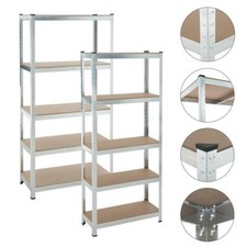 Steckregal Lagerregal Schwerlastregal Kellerregal Regal verzinkt Werkstattregal 