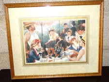 Druckbild "Das Frühstück der Ruderer" Pierre-Auguste Renoir 43,5 x 53,5 cm (HxB)