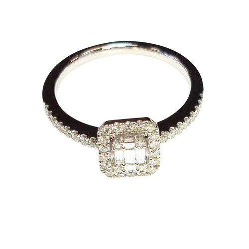 Diamantring baguette ct - baguette,