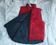 Weste Wendeweste Arbeitsweste Steppweste Unisex Dunkelblau Rot S M L XL 