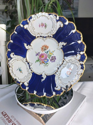 Schale teller meissen kobalt - teller,