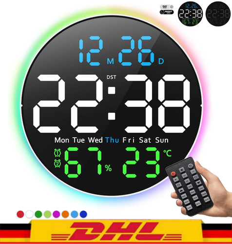 Große wanduhr digitaluhr - wanduhr,