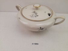 Suppentopf Porzellan Blumen